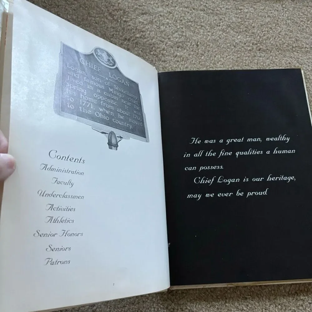 Chief Logan High School Highland Park PA The Legend 1962 Yearbook